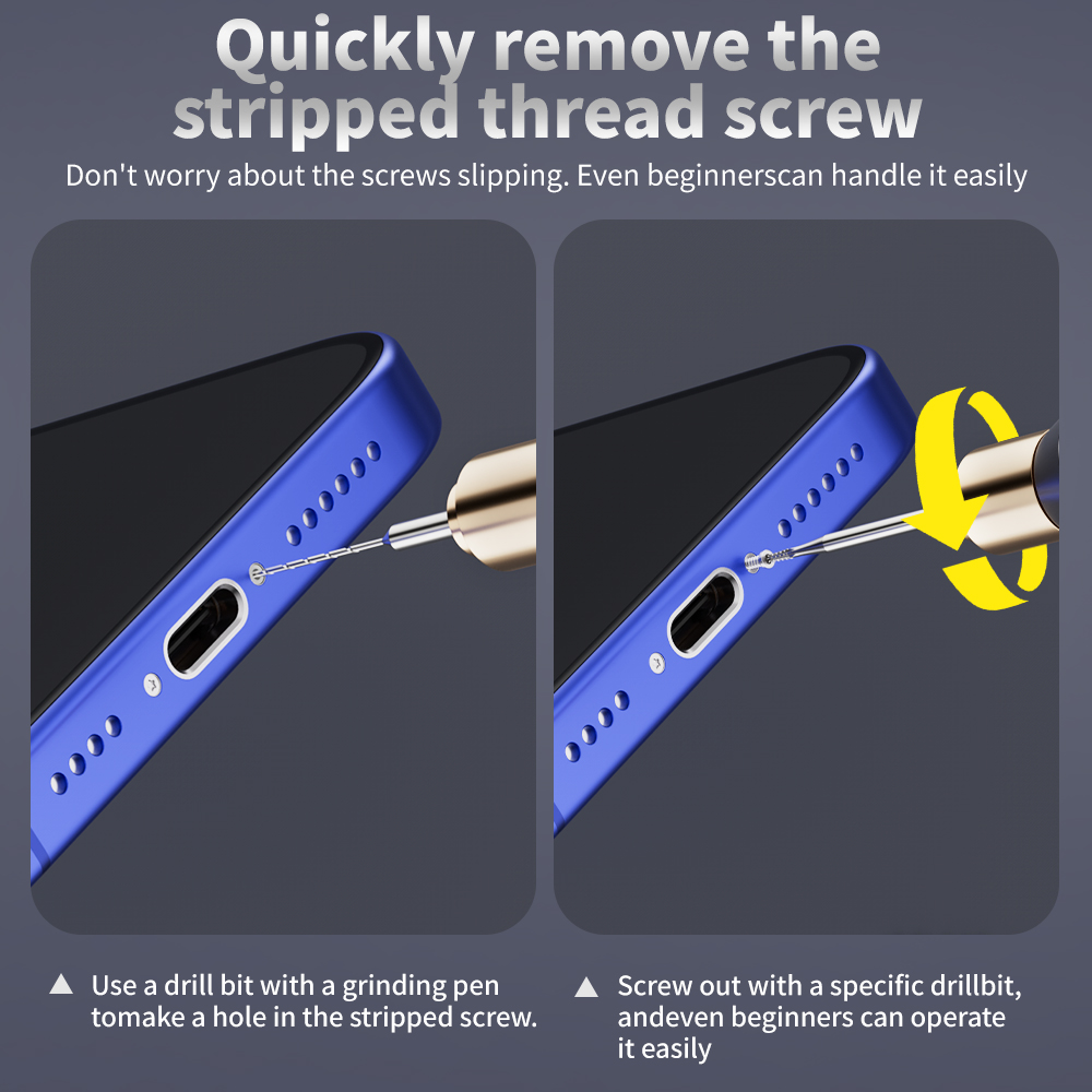 2Pcs Sliding Drill Bit Alloy S - Electronics Repair Business recension och pris