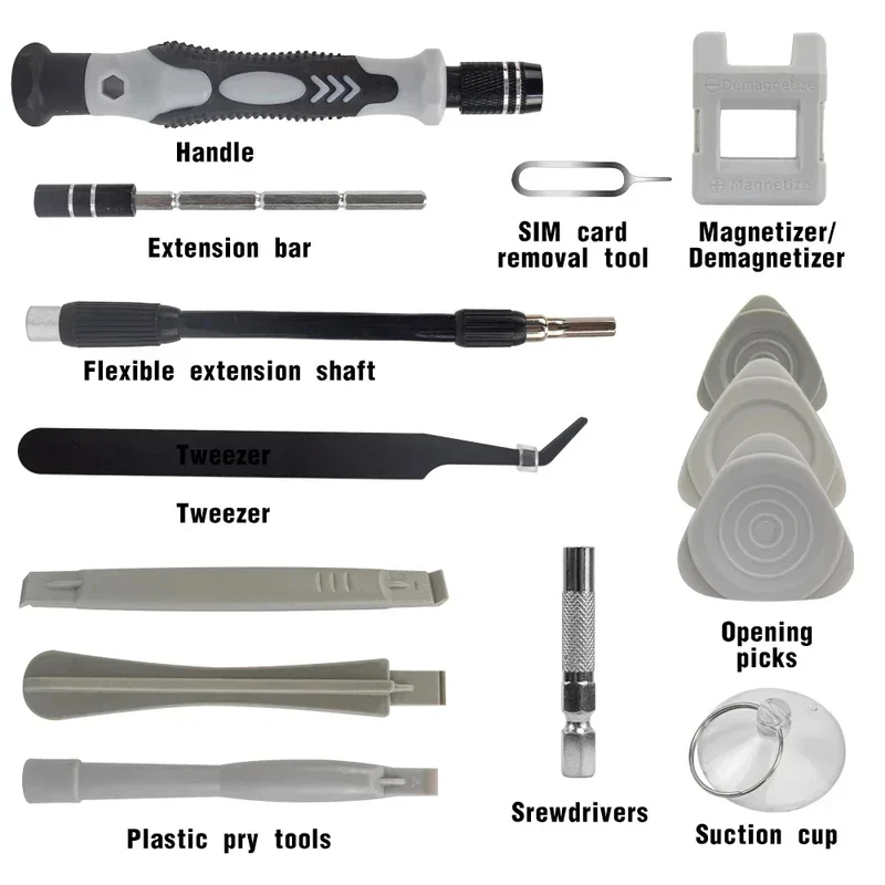 Portable 115in1 Magnetic Screw - Electronics Repair Business recension och pris